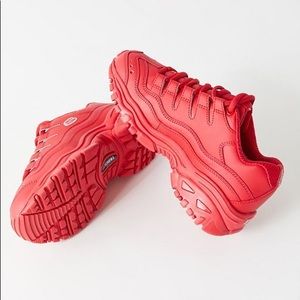 Red sketchers, barely worn